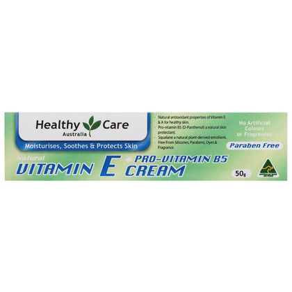 Healthy Care Vitamin E + Pro Vitamin B5 Cream 維他命E和B5深層潤膚霜 50g