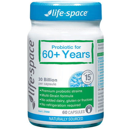 Life Space - Probiotic 60歲以上益生菌 60粒💥限時賀年價💥
