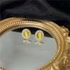 👛👑復古歐洲風綠色小巧輕奢珍珠耳環👑👛-E1012