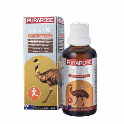 Purarose - Emu X Extra Heat 5 In 1 鴕鳥油 50ml
