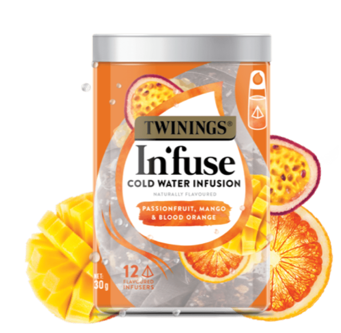 Twinings - 百香果芒果橙味茶包 12包/罐