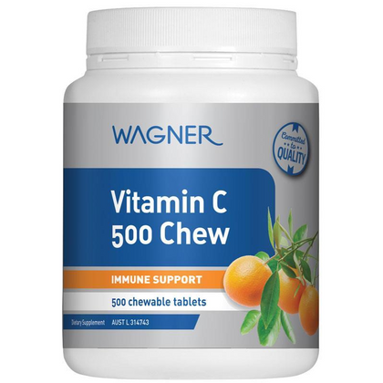 Wagner - Vitamin C Chewable 維他命C咀嚼片500粒🤩五週年店慶瘋癲價🤪現金價