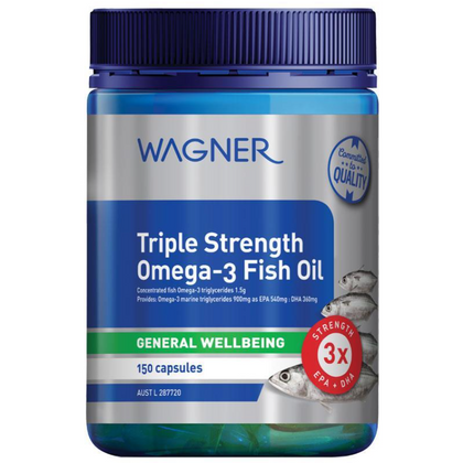 💥現金價💥 Wagner - Triple Strength Omega-3 Fish Oil 三倍魚油150粒🤩五週年店慶瘋癲價🤪