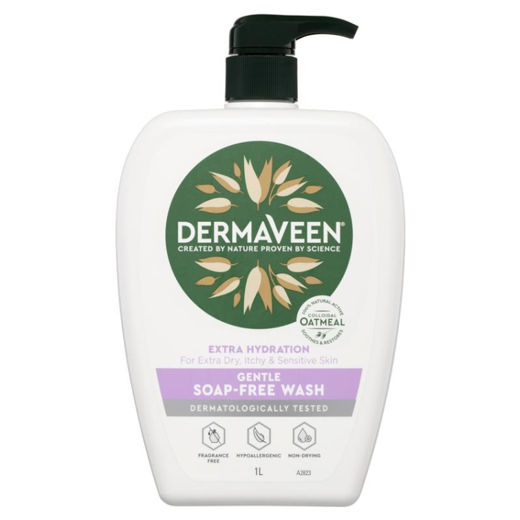 DermaVeen - Extra Hydration Soap Free Wash 1 Litre