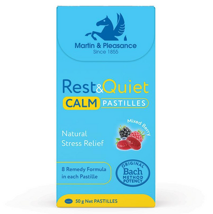 Martin & Pleasance Rest & Quiet Calm Pastilles Mixed Berry 50g