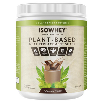 IsoWhey 纖體蛋代餐植物巧克力奶昔 Plant-Based Meal Replacement Shake Chocolate 550g -  約1月初左右到貨