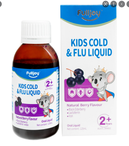 Fulljoy Kids Cold & Flu 兒童黑骨木感冒飲 120ml