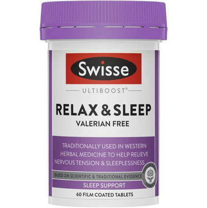 💥現金價💥Swisse - Ultiboost Relax & Sleep 放鬆情緒促進睡眠片 60粒