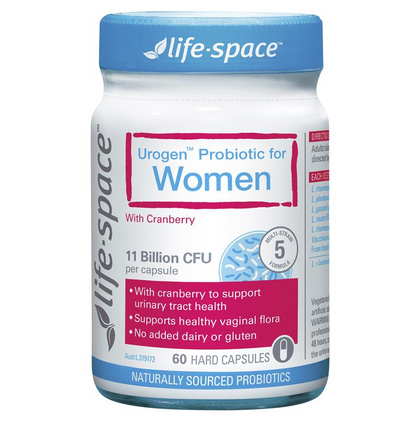 Life Space - Urogen Probiotic for Women 女性蔓越莓益生菌 60粒💥限時賀年價💥