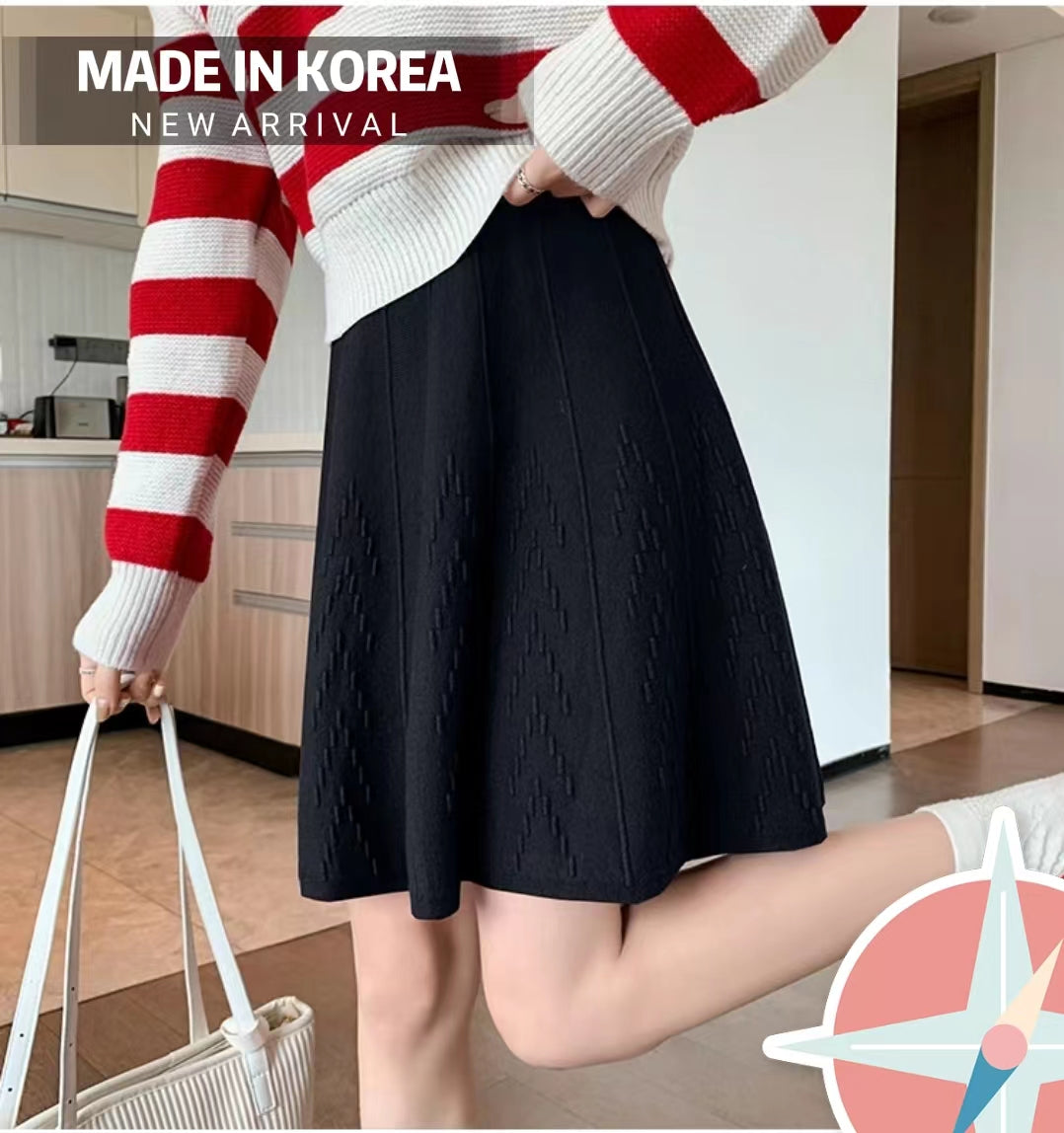 韓國製 顯瘦百褶裙 多色可選 - C1009