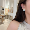 💍👑S925銀針👑 高質復古不對稱日月耳環 Earrings / 耳夾 Ear Clips👑👛-E1150