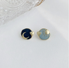 💍👑S925銀針👑 高質復古不對稱日月耳環 Earrings / 耳夾 Ear Clips👑👛-E1150