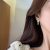 💍👑S925銀針👑 高質復古珍珠蝴蝶結簡約耳環 Earrings / 耳夾 Ear Clips👑👛-E1151