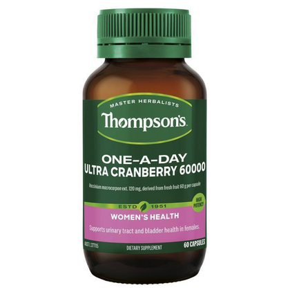 💥現金價💥 Thompson's - Ultra Cranberry 超高濃度60000mg蔓越莓 60粒 💥限時優惠💥