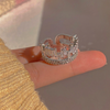 👛👑高級感鋯石輕奢精緻時尚個性戒指 Ring👑👛-E1166