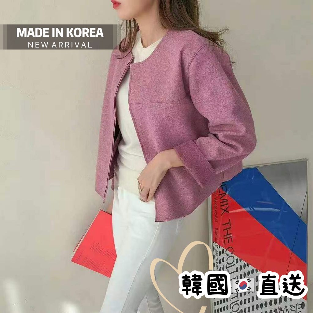 韓國製 高質外套斯文簡約上衣外套 - C1013