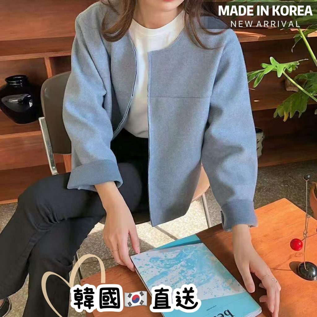 韓國製 高質外套斯文簡約上衣外套 - C1013