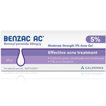 Benzac - AC Gel 5% 祛痘膏 60g 約3月中左右到貨