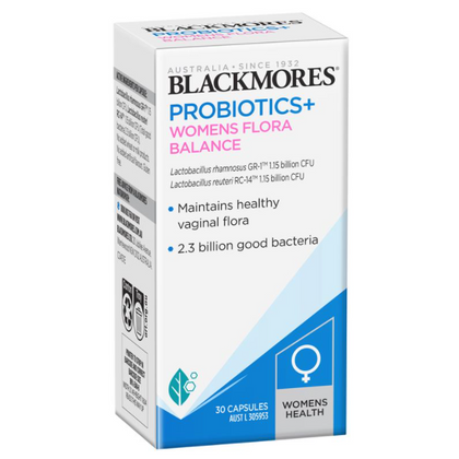 Blackmores - 女性生理益生菌平衡胶囊 30粒女性益生菌 30粒