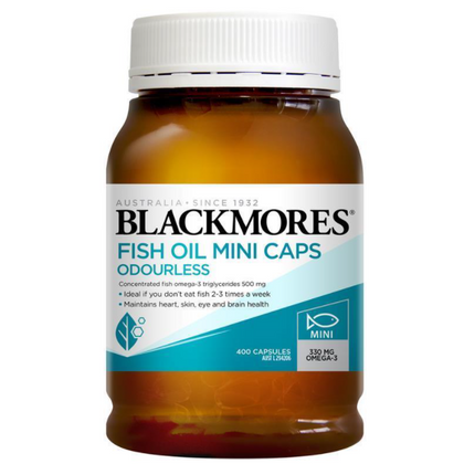Blackmores - Odourless Fish Oil 400 Mini Capsules 迷你魚油 400粒