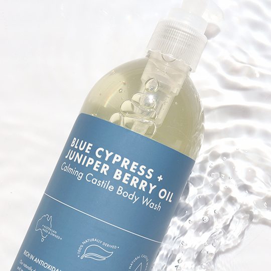 Freshwater Blue Cypress Juniper Berry Oil Calming Body Wash 500ml