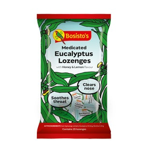 Bosistos - Medicated Eucalyptus Lozenges 尤加利潤喉糖 100g
