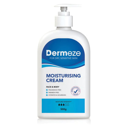 Dermeze Moisturising Cream 密集滋養水潤霜 500g - 現貨售完後12月底左右到貨