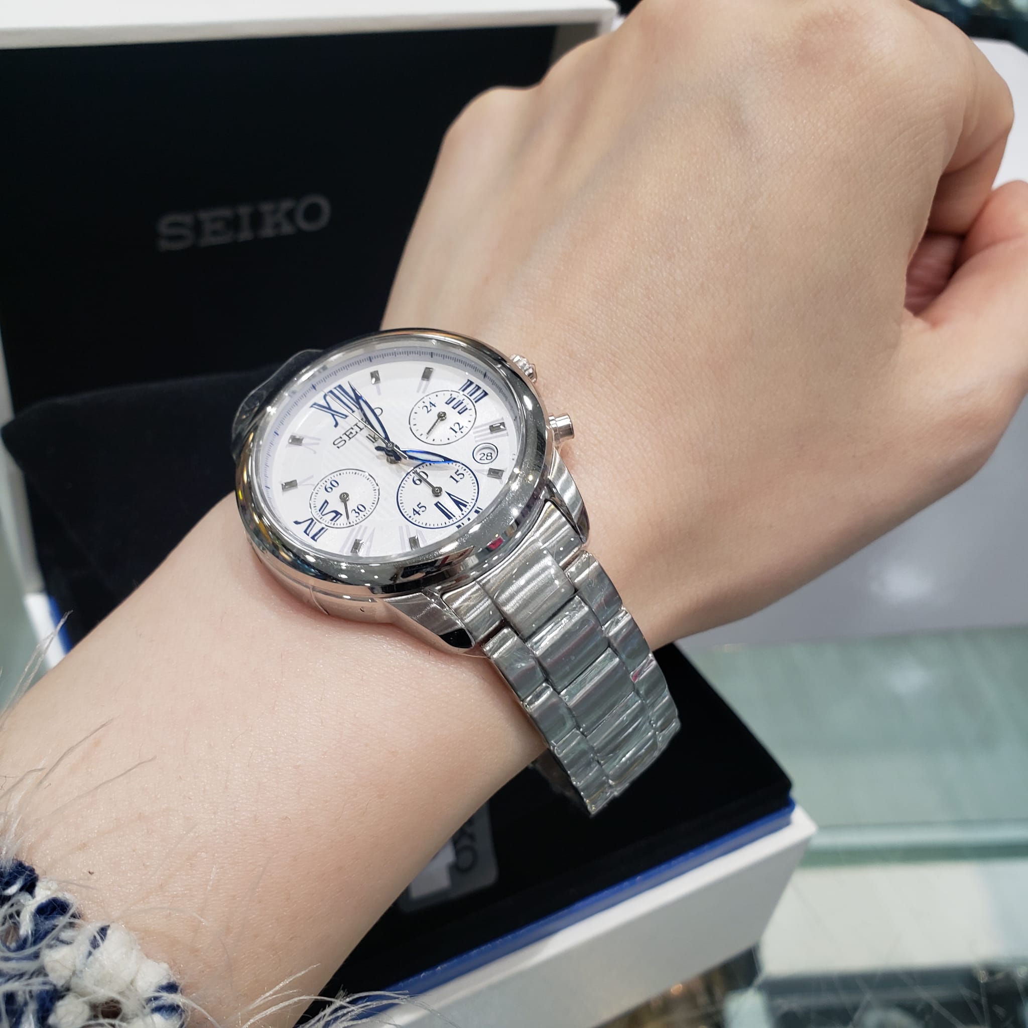 Seiko 精工 Lukia 女裝計時腕錶 SRWZ99P1 ⌚️