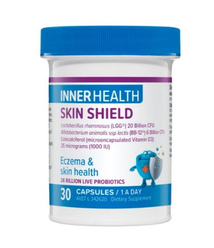 👑期間限定👑購買第二件更抵 Inner Health - Skin Shield 濕疹常溫儲存益生菌 30粒裝