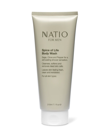 Natio - Spice Of Life Body Wash For Men 210ml