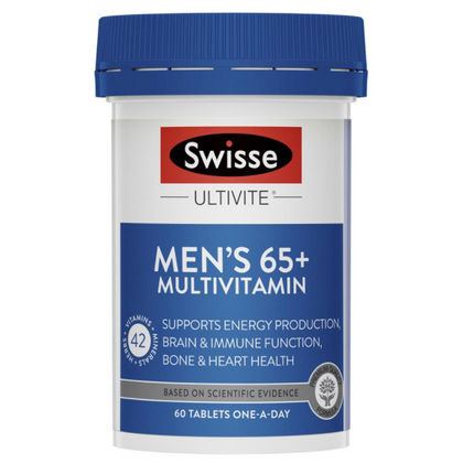 Swisse - Men's Ultivite 65+ Multivitamin 65歲以上男士綜合維生素 60粒