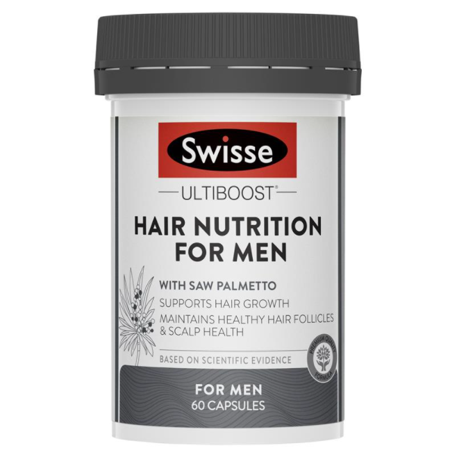 💥現金價💥Swisse - Hair Nutrition For Men 男士頭髮營養片 60粒