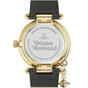 Vivienne Westwood 女士 Orb 心形錶帶手錶 VV006GDBLK